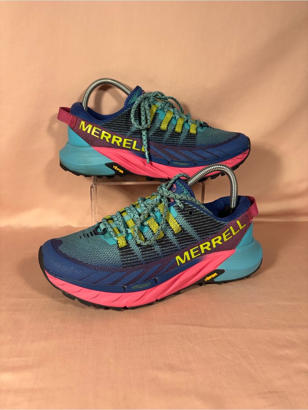 Merrell Women's Blue Agility Peak 4 Running/Hiking Shoes Size 8